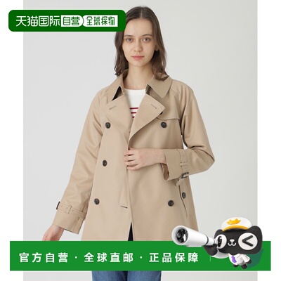 1h可退 日本直邮BLUE LABEL CRESTBRIDGE 女装 中长款棉质 trench