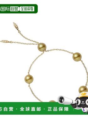 日潮跑腿Mikimoto御木本女士手镯18K黄金气质优雅时尚通勤珍珠