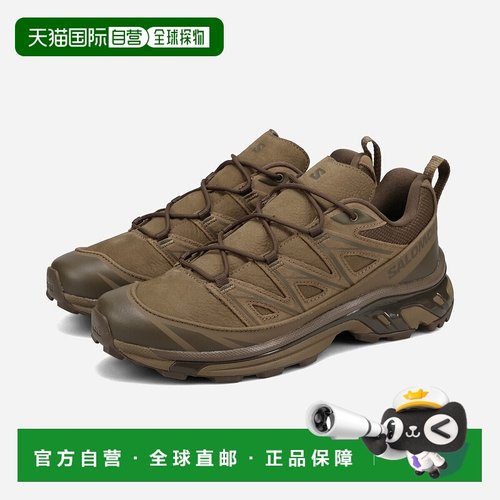 日本直邮SALOMON XT-6 EXPANSE LTR 男士皮革低帮运动鞋狼棕色/狼