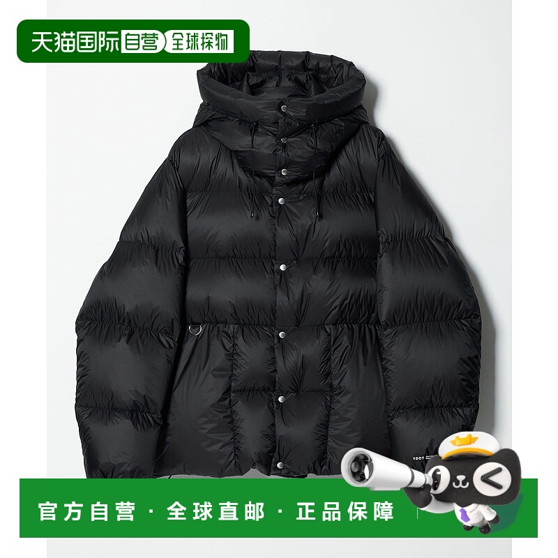 1h可退 日本直邮YDOT男装联名短款羽绒夹克 黑色轻便保暖可收纳 8