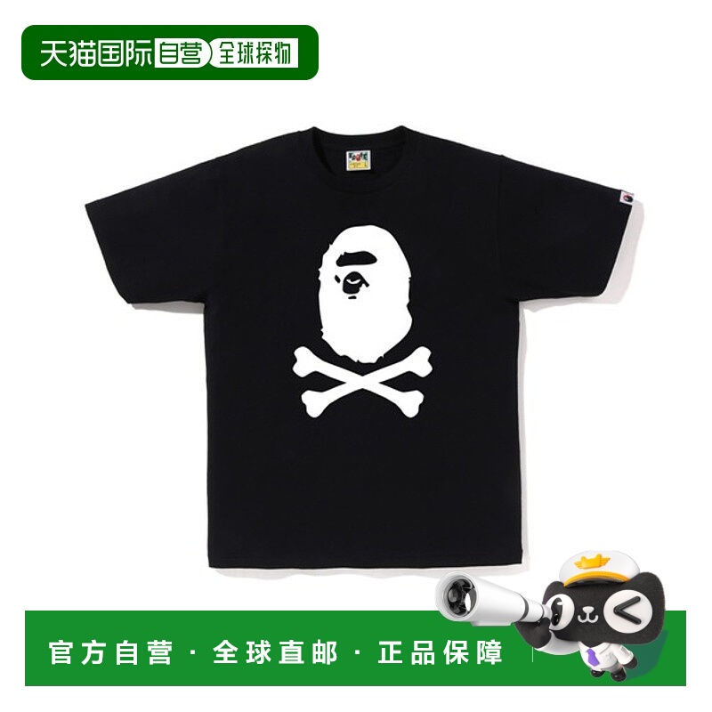 日本直邮【日本直邮】A BATHING APE猿人头男女同款T恤4L20-110-0