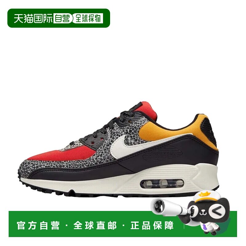 日本直邮Nike Air Max 90 舒适耐用 反毛皮织物 低帮跑步鞋 男女