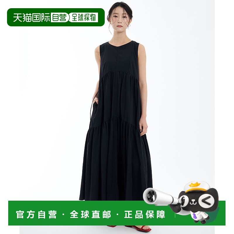 1h可退 日本直邮PUBLIC TOKYO 女装 背部飘逸褶皱连衣裙 夏季轻便