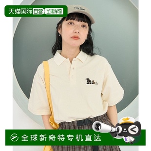 日本直邮Foxfire女士刺绣图案POLO衫 1h可退 1121408400004