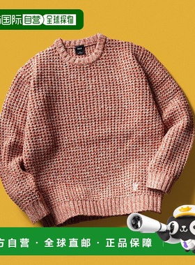 1h可退 日本直邮HUF男女同款1984系列半羊毛质感宽松毛衣 左下角l