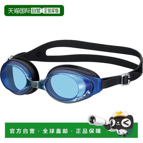 日本直邮VIEW FITNESS 泳镜 V630SA-BLBK 普通镜片