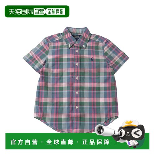 日本直邮Ralph Lauren SS OX SPORT SHIRT 半袖衬衫 粉色绿色