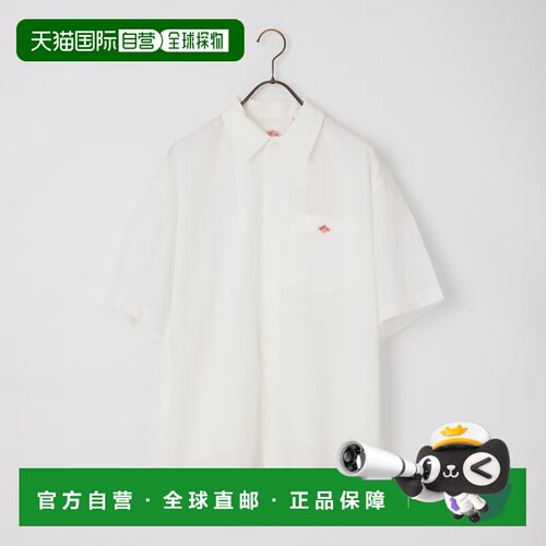 日本直邮Danton 男士 全棉皱感短袖衬衫 DT-B0434UKK