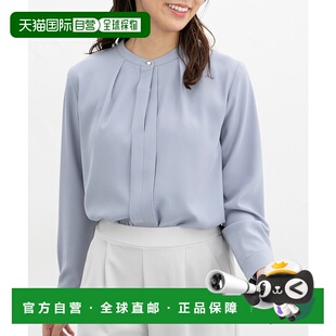 1h可退 日本直邮Honeys 女士带金色纽扣设计立领衬衫 557619907