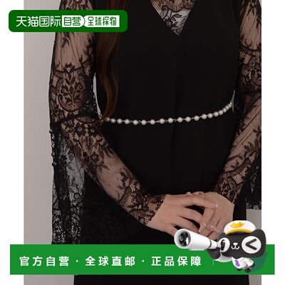 1h可退 日本直邮resonance女士腰带珍珠装饰简约设计多场景适用 T