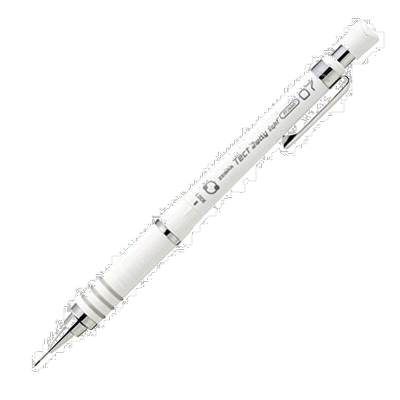 【日本直邮】Zebra斑马自动铅笔 Tect 2wayLight 0.7 白10支B-MAB