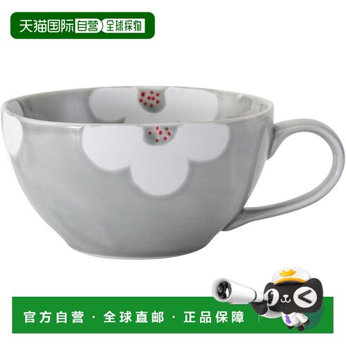 【日本直邮】Hasami ware 马克杯 大号 容量约 400ml Botanica 灰