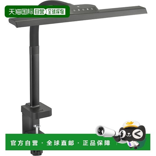 【日本直邮】欧姆LED夹灯黑色USB口Ra93感应AS-LD1118K-K