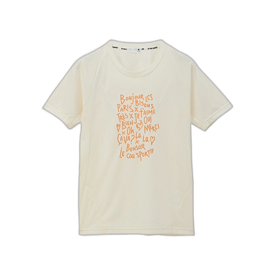 日本直邮 le coq sportif Ale FormT恤Elaza Ikeda女式春夏减汗白