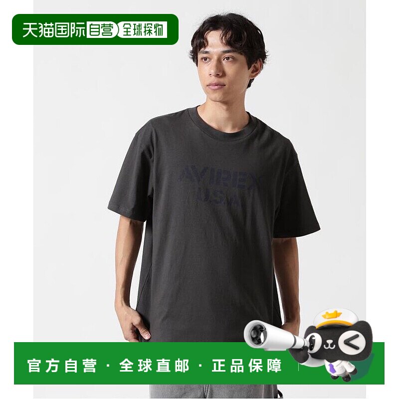日本直邮AVIREX ECDP STENCIL T 恤官方标志 [AV1129EM025829] T