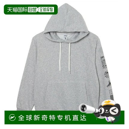 日本直邮日本直邮 CONVERSE 男士垂直PT内里加绒连帽卫衣 [402000