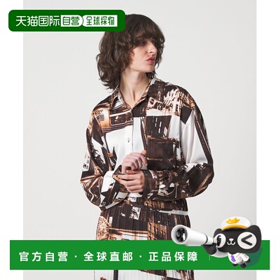 1h可退 日本直邮6(ROKU) 女士 纽约风景印花衬衫 86112000010