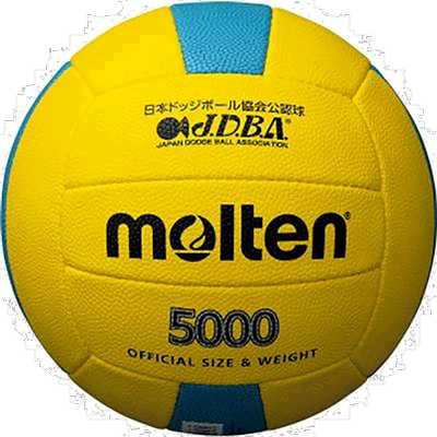 日本直邮3号球 Molten Junior Kids Dodgeball 5000 道奇球协会官