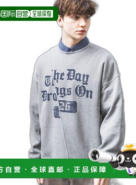 1h可退 日本直邮PAGEBOYLIM 男女同款字母刺绣宽松长袖T恤 320765