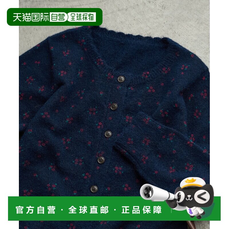 日本直邮FREAK'S STORE 女装 小花纹针织开衫复古【付后1h可退】