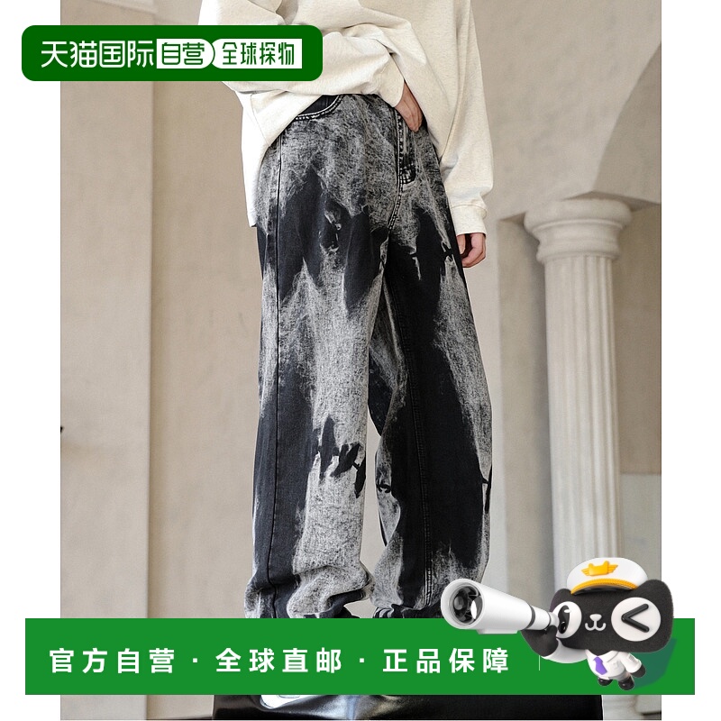 1h可退 日本直邮neos 男女同款复古洗水宽松牛仔裤 K974