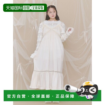1h可退 日本直邮merry jenny 女装 装饰荷叶边吊带连衣裙 2826403