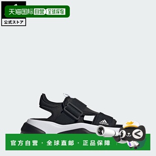 日本直邮 adidas Mehana Sandals 厚底凉鞋 [atzk] 黑色