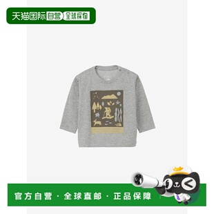 1h可退 日本直邮THE NORTH FACE 长袖斜纹软棉T恤（婴儿） 北面
