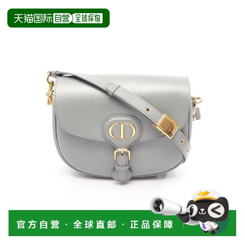 日本直邮日本中古二奢Dior迪奥女包A级95新Bobby牛皮斜挎包绿色Vi