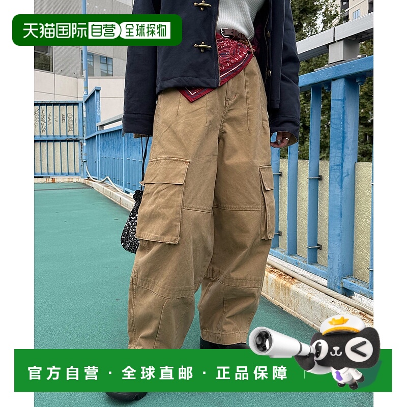 1h可退 日本直邮DOUBLE NAME 女装 宽松版型 绒感棉质 巴洛克工装