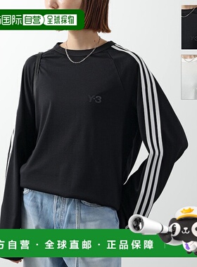 日本直邮Y-3 U WIRE LS TEE（JW7351JZ0635）女士长袖T恤圆领有线