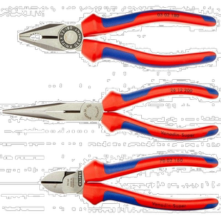 【日本直邮】KNIPEX钳子套装 老虎钳剪钳尖嘴钳 002011