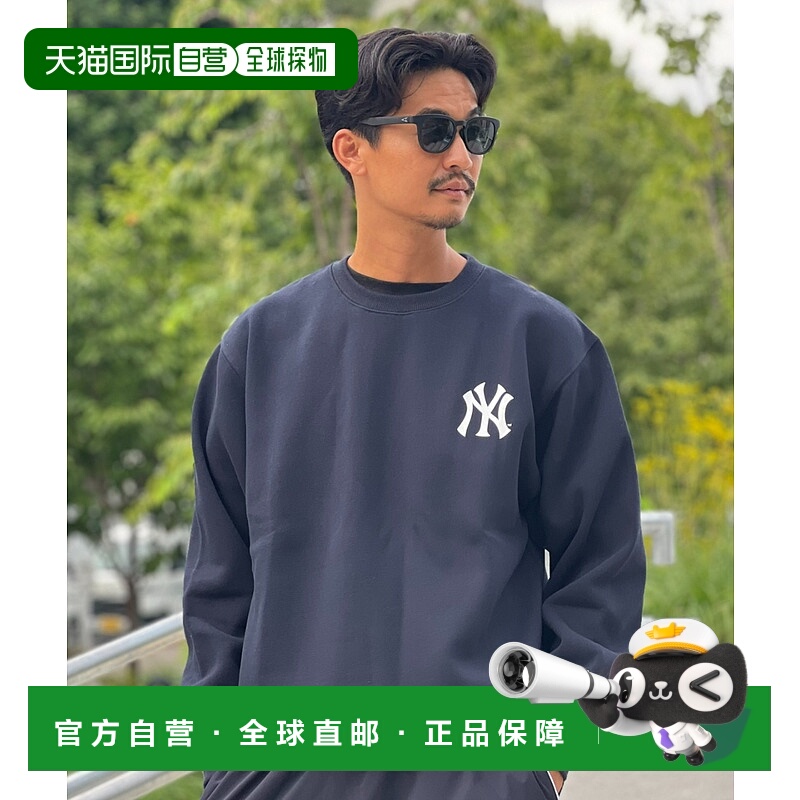 1h可退 日本直邮NEW ERA 男女同款 加大版型连帽衫 内毛设计 纽约