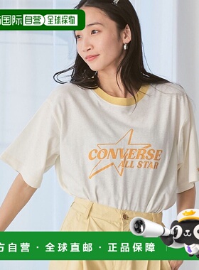 日本直邮Converse 别注 assort  logo 印花T恤 [CO3322EW014222]