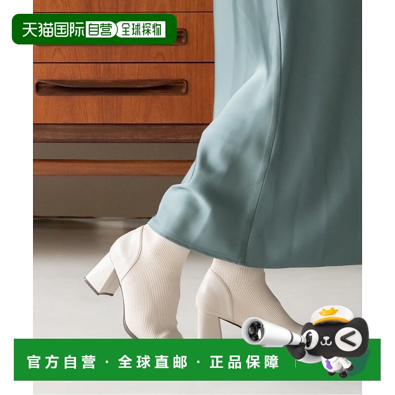 日本直邮RANDA 弹力粗跟针织靴