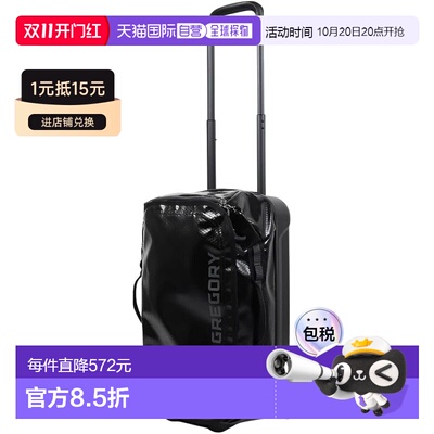 【日本直邮】Gregory Alpaca 带轮旅行包 40 黑 Obsidian旅行箱