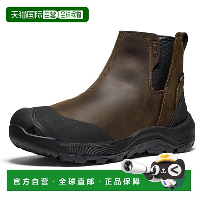 【日本直邮】KEEN REVEL IV CHELSEA男士保暖切尔西靴 军绿/黑
