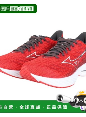 日本直邮MIZUNO 波骑手28SW跑步鞋 [J1GC240407] 红色 灰色