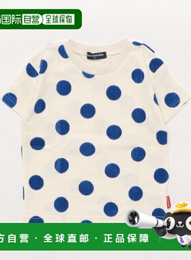 1h可退 日本直邮moujonjon 儿童立体水玉图案短袖T恤 M34800