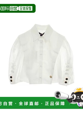 日本直邮中古LV路易威登女A级95新shirt衬衫棉上衣白色