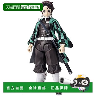 【日本直邮】Bandai万代 传奇 鬼灭之刃5英寸炭治郎 可动手办