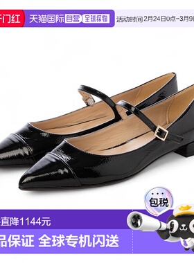 日本直邮FABIO RUSCONI 尖头皮革女鞋 FA933BW021534 黑色高跟鞋