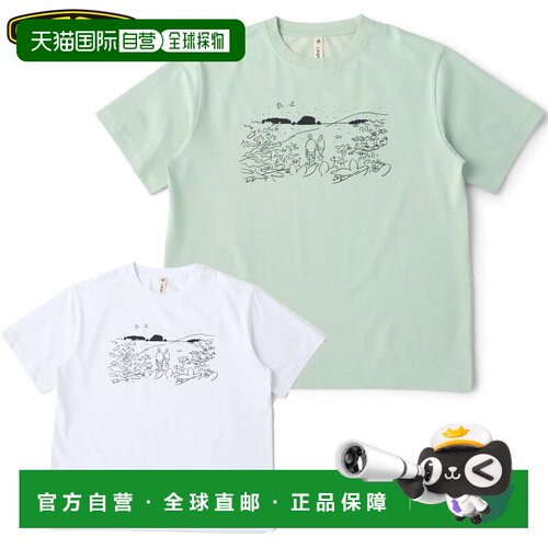 日本直邮KEEN OC/RP DRIFT ISLAND TEE 男女通用短袖T恤 可持续材