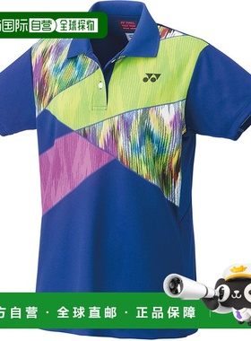 日本直邮Yonex 女式比赛衬衫 20740-472 女式短袖潮牌设计感小众