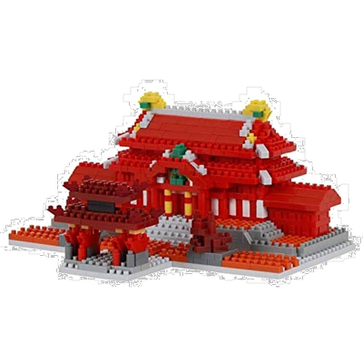 自营｜Kawada积木河田Nanoblock冲绳岛首里城NBM-030益智玩玩具