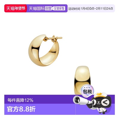 日本直邮Vendome Aoyama新款18k金小巧金豆耳钉A日常经典百搭配饰