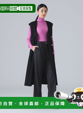 1h可退 日本直邮EFFE BEAMS 女装 双排扣长款马甲 长版修身 2025