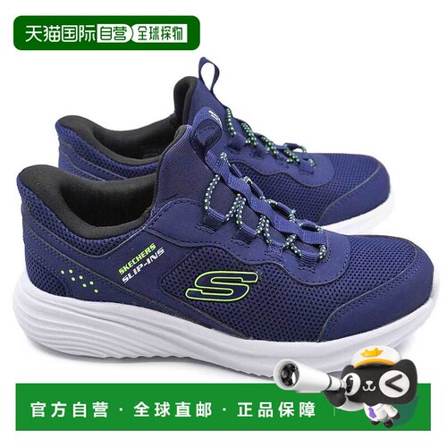 日本直邮Skechers 儿童 Bounder Pro 运动鞋 (404208L) 男女童免