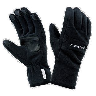 日潮跑腿Montbell蒙贝欧女款手套Windstopper保暖出行BK S1118545