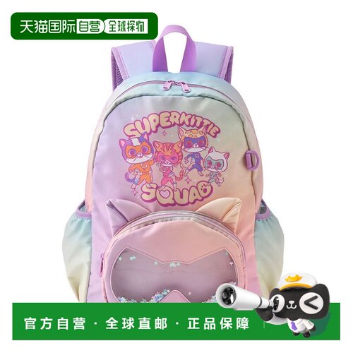 日本直邮Disney 级猫咪儿童双肩背包渐变色